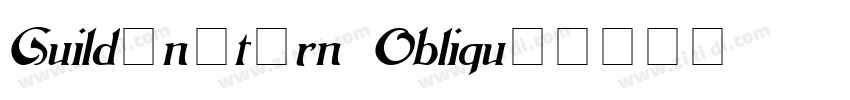 Guildenstern Oblique字体转换 Guildenstern Oblique字体转换